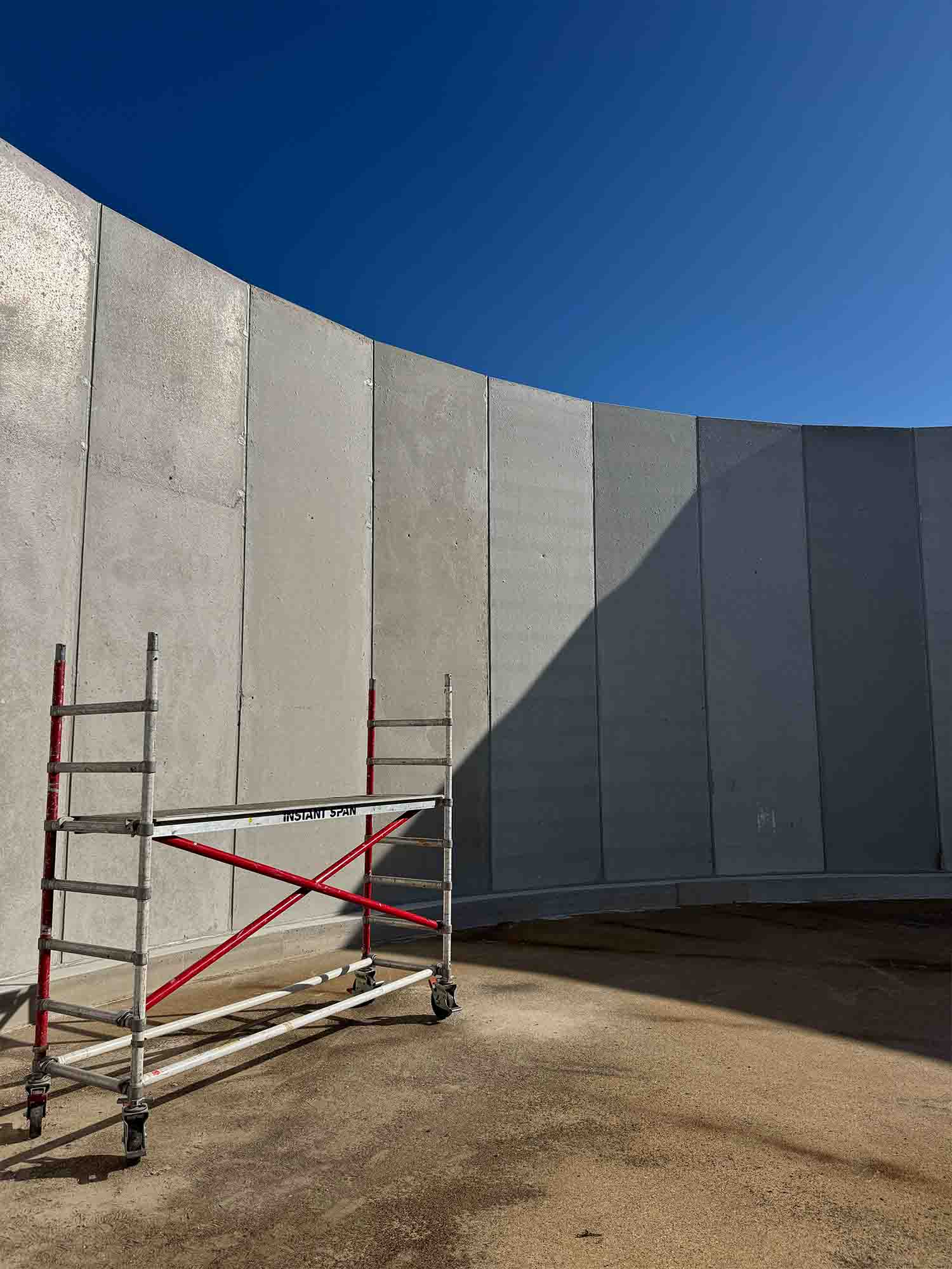 Betonnen waterbassin in Assendelft waterdicht gecoat